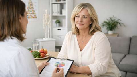Ernährungsberatung in den Wechseljahren – persönliche Stoffwechselanalyse im Gespräch