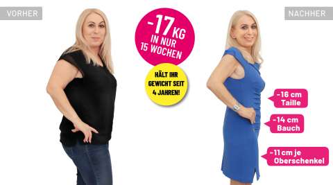 Martina Peterwagner aus Marchtrenk wurde mit easylife in nur 15 Wochen 17 Kilogramm leichter – und hält ihr Gewicht bereits seit vier Jahren. Ein Erfolg, der bleibt.