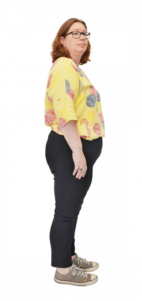 Michaela Höniger vor ihrer Gewichtsabnahme von 19 Kilogramm trotz Hashimoto