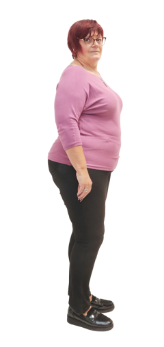 Silvia Hütter vor ihrer Gewichtsabnahme bei easylife Graz
